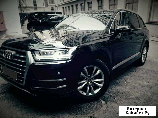Автомобиль бизнес класса Ауди Q7 с водителем Москва - изображение 1