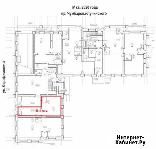 Помещение свободного назначения, 56.4 кв.м. Архангельск - изображение 1