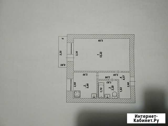 1-комнатная квартира, 33 м², 5/5 эт. на продажу в Новой Майне Новая Майна - изображение 1