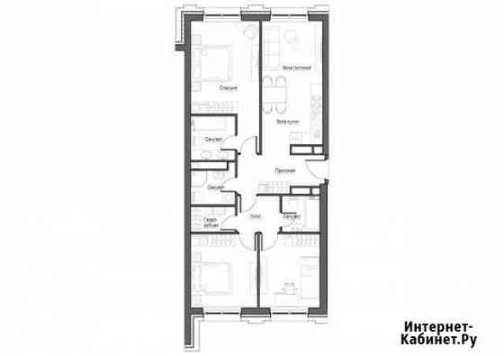 4-комнатная квартира, 93.6 м², 14/33 эт. на продажу в Москве Москва