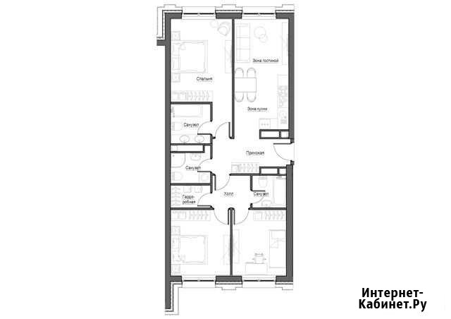 4-комнатная квартира, 93.6 м², 14/33 эт. на продажу в Москве Москва - изображение 1