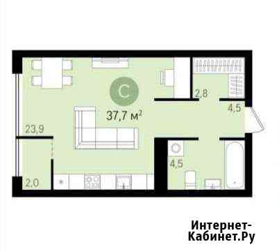 1-комнатная квартира, 35.7 м², 17/25 эт. на продажу в Новосибирске Новосибирск