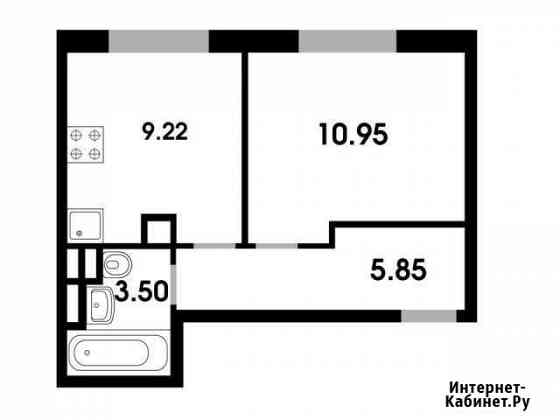 1-комнатная квартира, 29.2 м², 4/4 эт. на продажу в Лесном Городке Лесной Городок