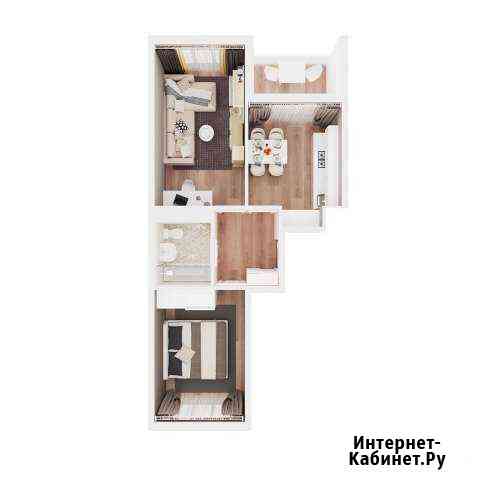 2-комнатная квартира, 46 м², 3/4 эт. на продажу в Анапе Анапа