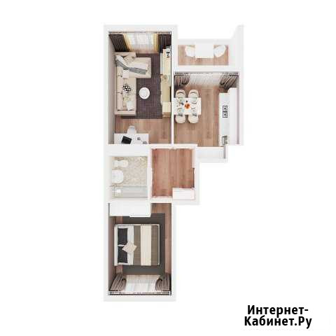 2-комнатная квартира, 46 м², 3/4 эт. на продажу в Анапе Анапа - изображение 1
