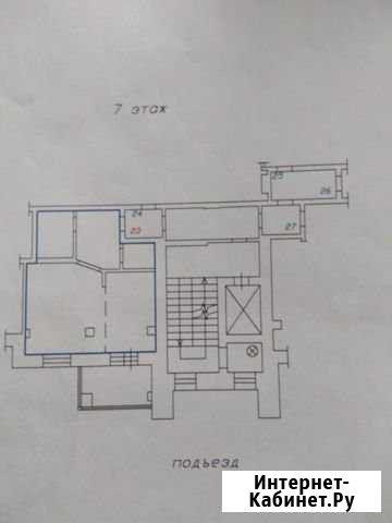 Квартира-студия, 36 м², 7/10 эт. в аренду на длительный срок в Красноярске Красноярск - изображение 1