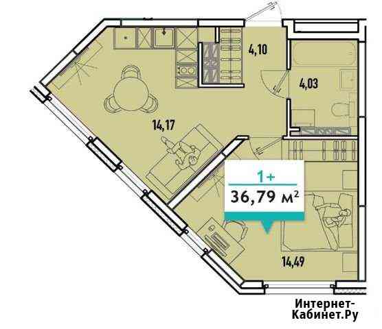 1-комнатная квартира, 37 м², 2/15 эт. на продажу в Тюмени Тюмень