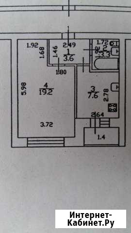 1-комнатная квартира, 35 м², 4/5 эт. на продажу в Старой Руссе Старая Русса - изображение 1