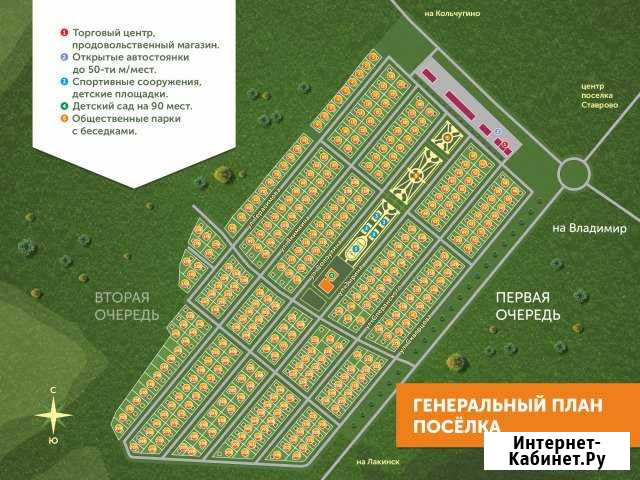 Участок ИЖС 10 сот. на продажу в Ставрово Ставрово - изображение 1