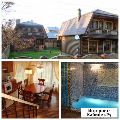 Коттедж 400 м² на участке 6 сот. в аренду посуточно в Чехове Московской области Чехов - изображение 1