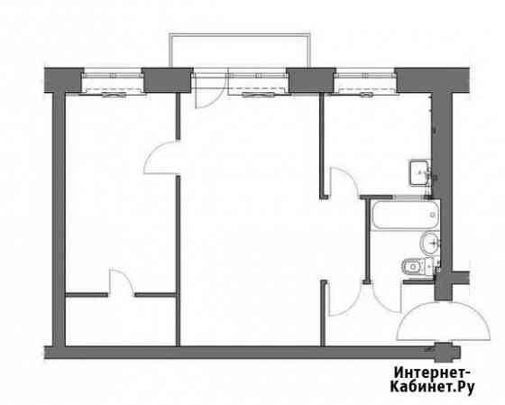 2-комнатная квартира, 44 м², 2/5 эт. в аренду на длительный срок в Екатеринбурге Екатеринбург