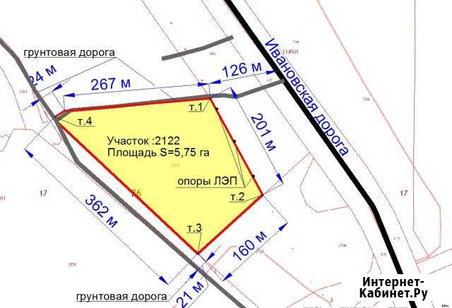 Участок СНТ, ДНП 575 сот. на продажу в Ярославле Ярославль - изображение 1