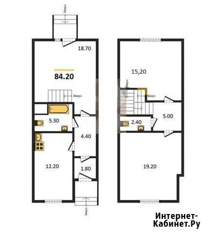 3-комнатная квартира, 84.2 м², 1/2 эт. на продажу в Ропше Ропша - изображение 1