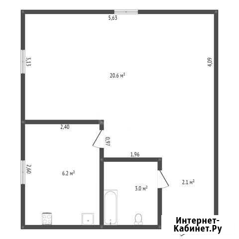 Квартира-студия, 21 м², 3/3 эт. на продажу в Благовещенске Амурской области Благовещенск - изображение 1