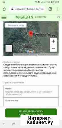 Участок ИЖС 6 сот. на продажу в Раменском Раменское