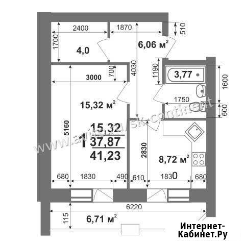 1-комнатная квартира, 44.6 м², 3/5 эт. на продажу в Коврове Ковров - изображение 1