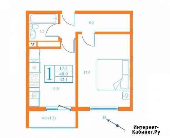 1-комнатная квартира, 42.1 м², 9/17 эт. на продажу в Дмитрове Дмитров