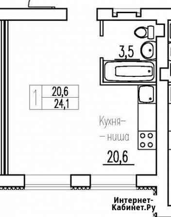 Квартира-студия, 24.1 м², 2/3 эт. на продажу в Самаре Самара