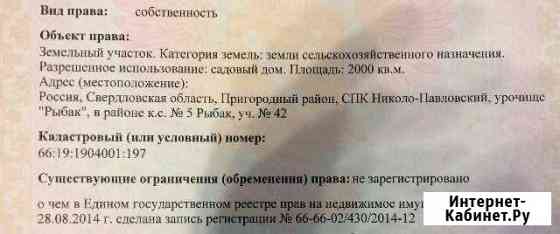 Дом 20 м² на участке 20 сот. на продажу в Нижнем Тагиле Нижний Тагил