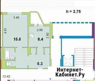 1-комнатная квартира, 41 м², 3/9 эт. на продажу в Мурманске Мурманск