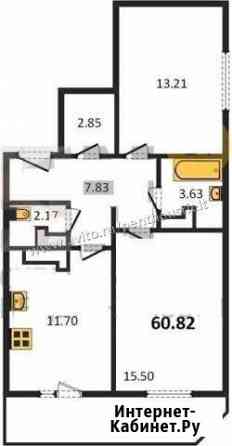 2-комнатная квартира, 60.8 м², 5/17 эт. на продажу во Владимире Владимир