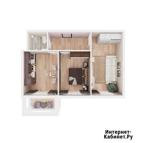 2-комнатная квартира, 50.5 м², 2/5 эт. на продажу в Супсехе Супсех - изображение 1