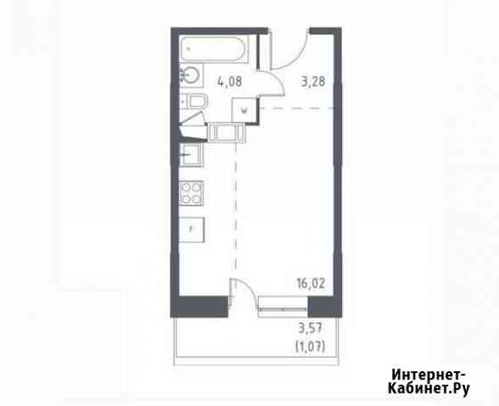 Квартира-студия, 24.5 м², 3/17 эт. на продажу в Видном Видное
