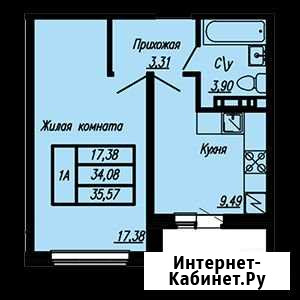 1-комнатная квартира, 35 м², 7/16 эт. на продажу в Чебоксарах Чебоксары - изображение 1