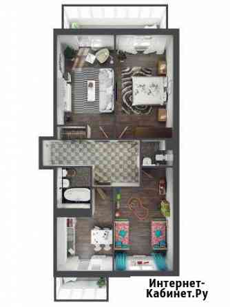 3-комнатная квартира, 90.2 м², 4/8 эт. на продажу в Анапе Анапа
