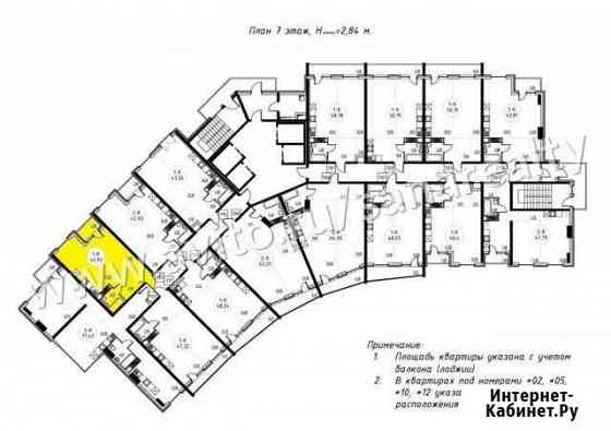 1-комнатная квартира, 42.9 м², 7/25 эт. на продажу в Петрозаводске Петрозаводск