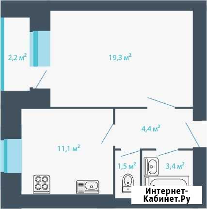 1-комнатная квартира, 42 м², 4/10 эт. на продажу в Твери Тверь - изображение 1