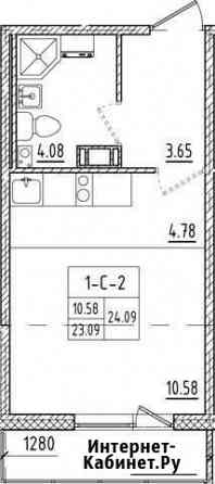 Квартира-студия, 25 м², 8/19 эт. на продажу в Мурино Мурино