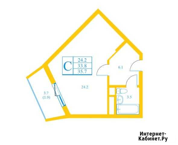 1-комнатная квартира, 35.7 м², 16/17 эт. на продажу в Дмитрове Дмитров - изображение 1
