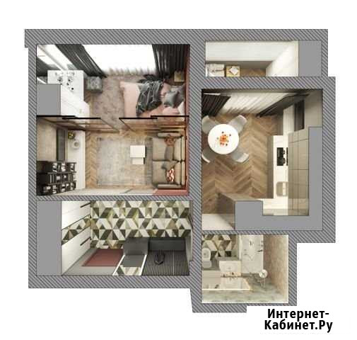 1-комнатная квартира, 42.3 м², 1/12 эт. на продажу в Ялте Ялта - изображение 1