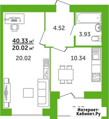 2-комнатная квартира, 40.3 м², 5/14 эт. на продажу в Стерлитамаке Стерлитамак - изображение 1