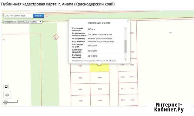 Участок ИЖС 4 сот. на продажу в Витязево Витязево - изображение 1