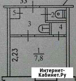 Квартира со свободной планировкой, 18 м², 4/5 эт. на продажу в Октябрьском Хабаровского края Октябрьский