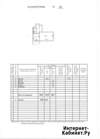 1-комнатная квартира, 38.2 м², 3/4 эт. на продажу в Лянторе Лянтор - изображение 1