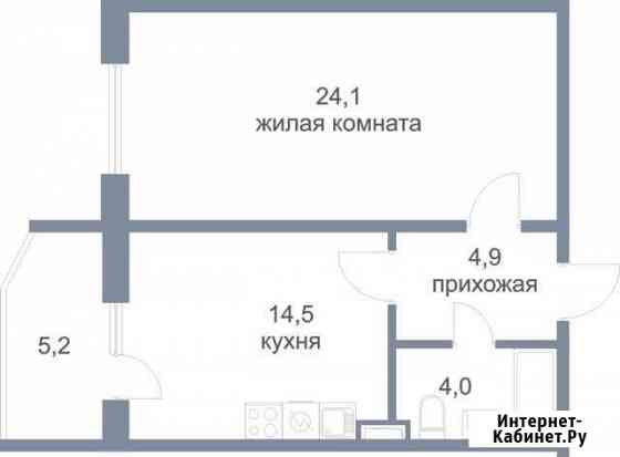 1-комнатная квартира, 52.7 м², 10/17 эт. на продажу в Сургуте Ханты-Мансийского АО Сургут