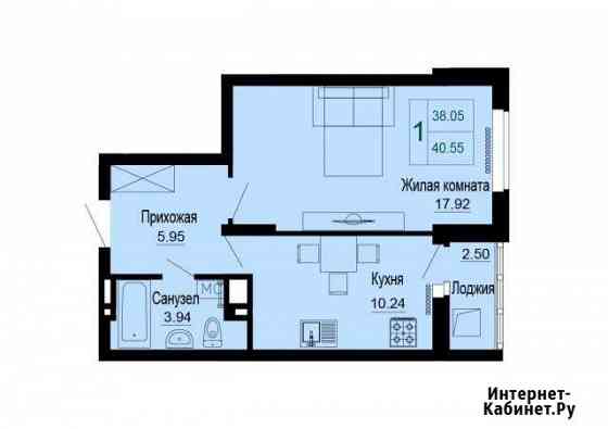 1-комнатная квартира, 40.6 м², 2/24 эт. на продажу в Самаре Самара