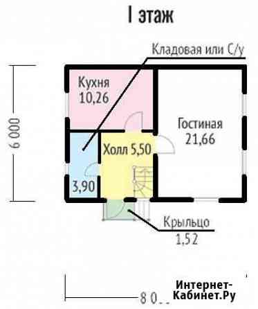 Дом 73 м² на участке 8 сот. на продажу в Чехове Московской области Чехов