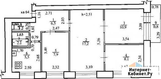 4-комнатная квартира, 63 м², 2/5 эт. на продажу в Троицко-Печорске Троицко-Печорск - изображение 1