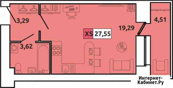 Квартира-студия, 28 м², 4/5 эт. на продажу в Северодвинске Северодвинск