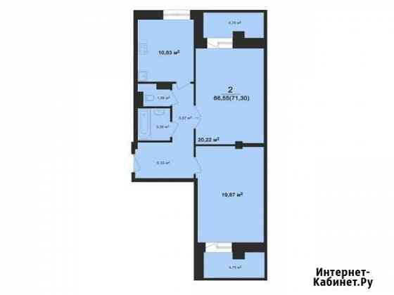 2-комнатная квартира, 70.9 м², 9/12 эт. на продажу во Владимире Владимир