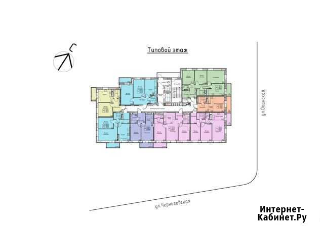 2-комнатная квартира, 52.5 м², 8/16 эт. на продажу в Перми Пермь - изображение 1