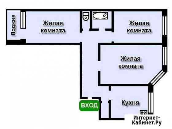 3-комнатная квартира, 66.9 м², 8/9 эт. на продажу в Нижневартовске Нижневартовск