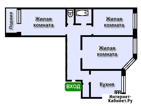 3-комнатная квартира, 66.9 м², 8/9 эт. на продажу в Нижневартовске Нижневартовск - изображение 1