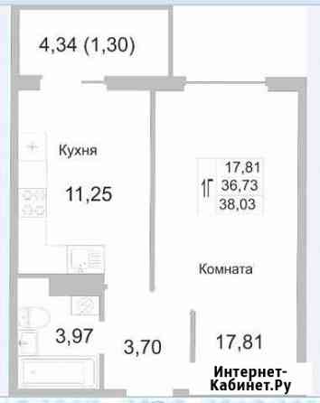 1-комнатная квартира, 38 м², 8/9 эт. на продажу в Пскове Псков