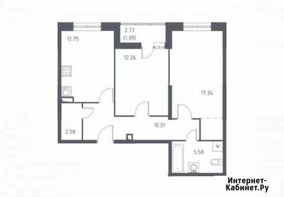 2-комнатная квартира, 62 м², 1/18 эт. на продажу в Видном Видное