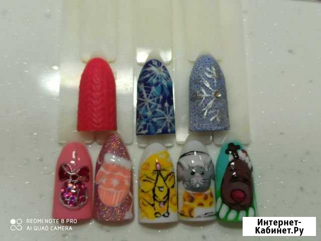 Наращивание ногтей,гель лак, педикюр, наращивание Иваново - изображение 1